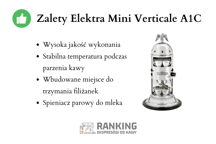 Zalety - Elektra Mini Verticale A1C