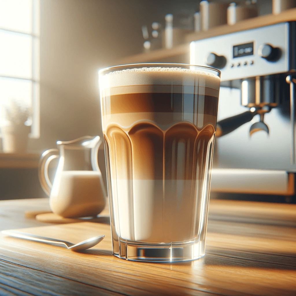 Doskonała kawa latte macchiato w domu