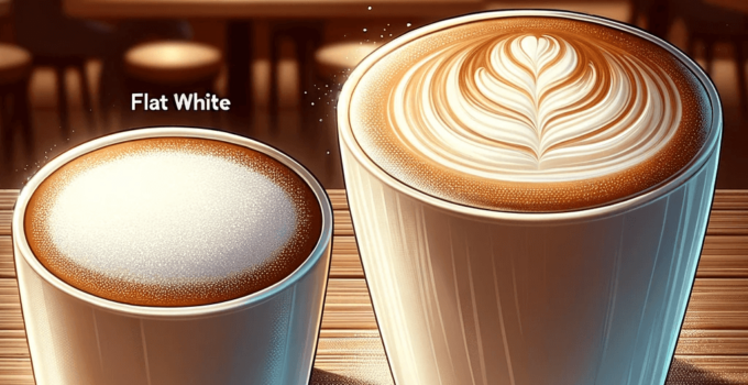 różnica między flat white a latte